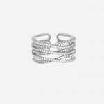 Shimmer Multi Ring Silver