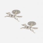 Fox Sterling Silver Cufflinks
