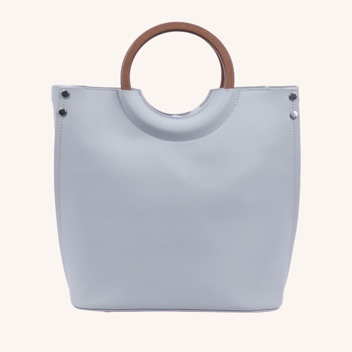 Viviana Handbag Linen Grey - Image 5