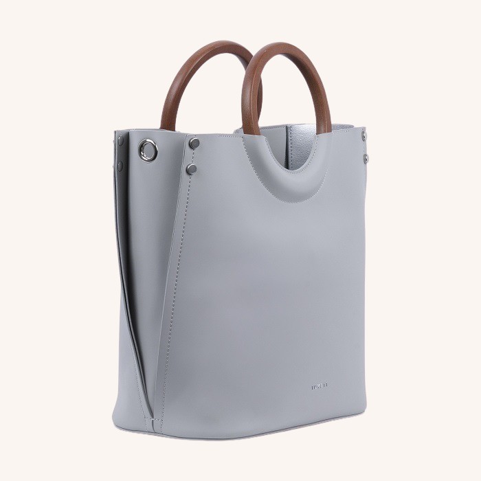 Viviana Handbag Linen Grey - Image 2