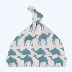 Knotted Hat Camel-Turquoise