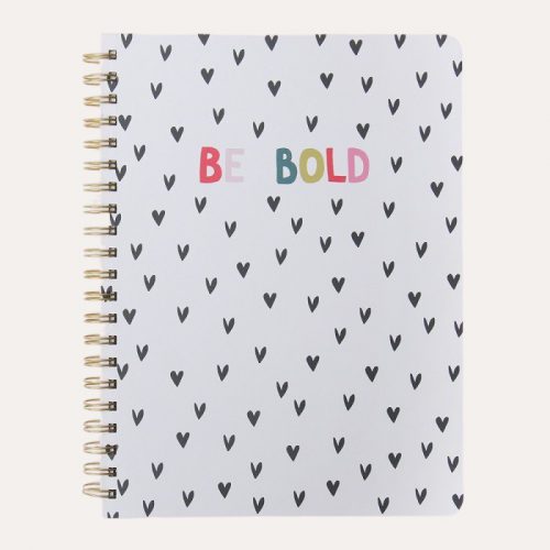 Be Bold Spiral Notebook