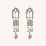 Discovery Statement Drop Earrings Silver