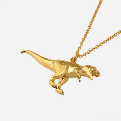 T-Rex Necklace Gold - Image 2