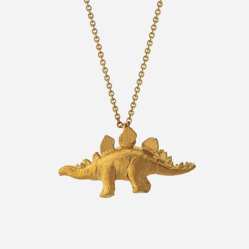 Stegosaurus Necklace Gold - Image 2