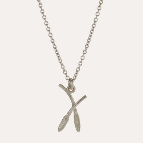 Fennel Seed Spring Necklace Silver