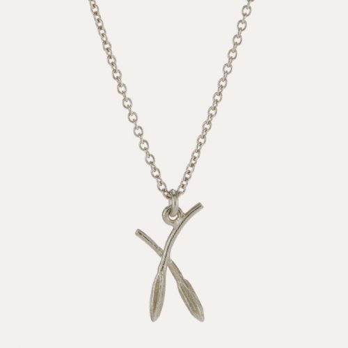 Fennel Seed Spring Necklace Silver - Image 2