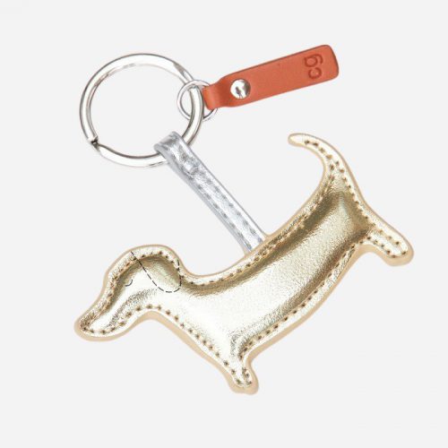 CG Pale Pink Frank Sausage Dog Novelty Keyring - Image 2