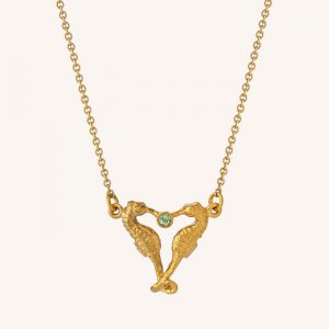Seahorse Companion Necklace Gold