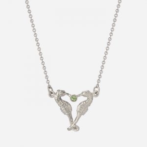 Seahorse Companion Necklace Silver