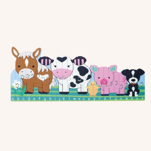Farm Animals Alphabet Puzzle