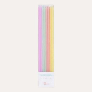 We Heart Party Candles Pastels