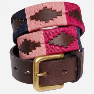 Polo Belt 155 Berry/Navy/Pink