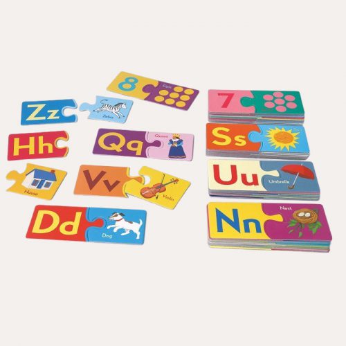 Alphabet and Numbers Puzzle Pairs - Image 2
