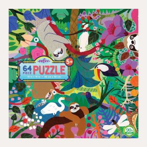 Sloths At Play 64 Piece Puzzle