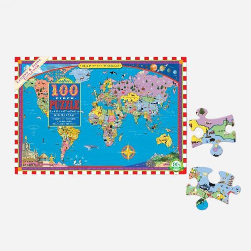 World Map 100 Piece Puzzle - Image 2