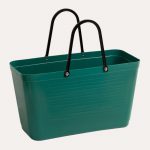 Green Plastic Large Dark Green Bag