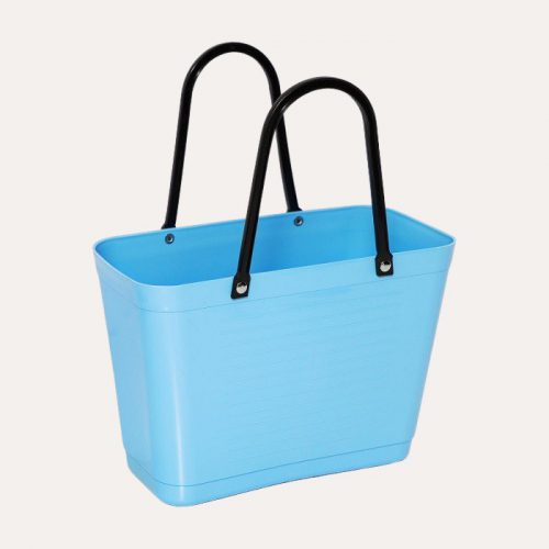 Green Plastic Small Light Blue Bag