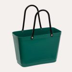 Green Plastic Small Dark Green Bag