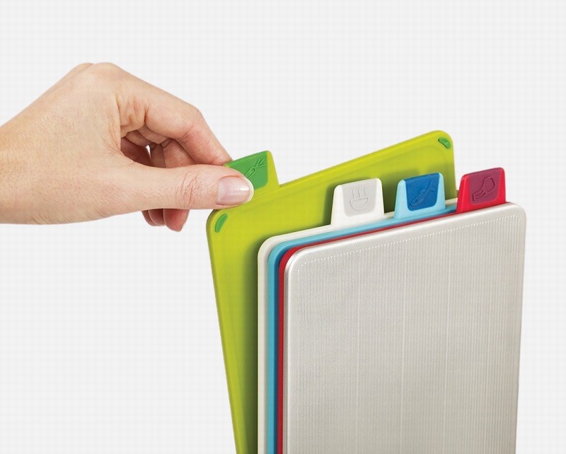 Index Mini Chopping Boards Set Silver - Image 2