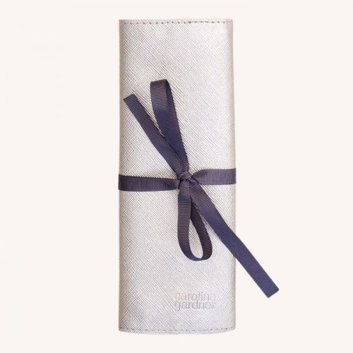 Rose Tinted Metallic Jewellery Roll