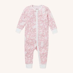Gruffalo Foxglove Pink Zip-Up Sleepsuit