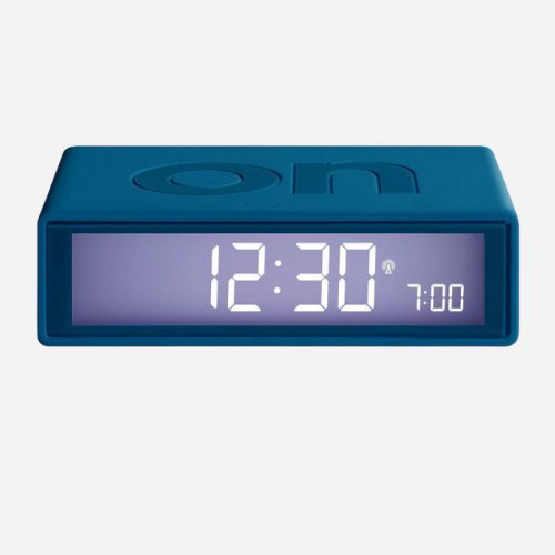 Flip + Reversible Alarm Clock Duck Blue