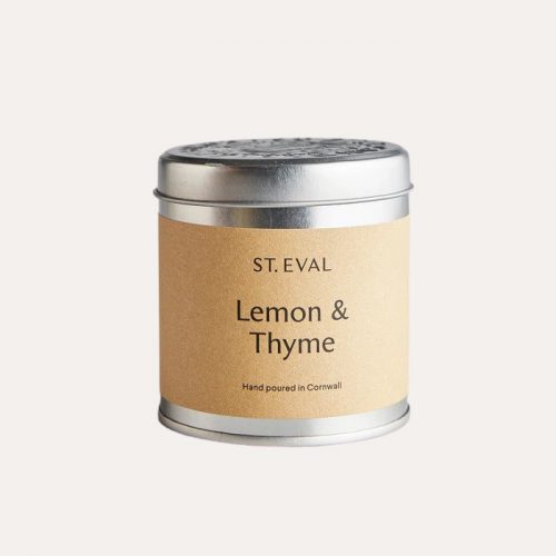Lemon and Thyme Tin Candle