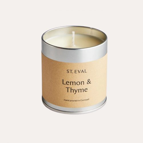 Lemon and Thyme Tin Candle - Image 2