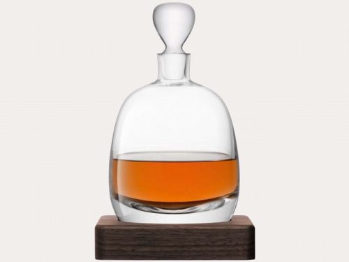 Whisky Islay Decanter & Walnut Base