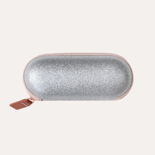 Silver Glitter Glasses Case - Image 2