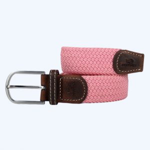 Plain Braid Belt Pink