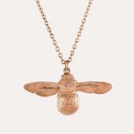 Baby Bee Necklace Rose Gold