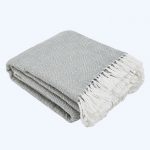 Diamond Throw Dove Grey