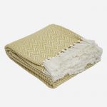 Herringbone Throw Gooseberry