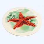 Bamboo Small Bite Plate Aqua