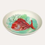 Bamboo Deep Bite Plate Aqua