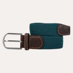 Plain Braid Belt Caribbean Blue