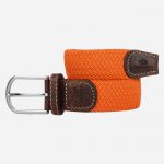 Plain Braid Belt Paprika Orange