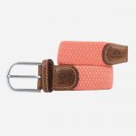 Plain Braid Belt Coral