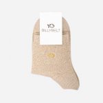 Glitter Socks Beige