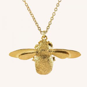Bumblebee Necklace Gold