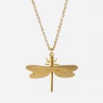 Dragonfly Necklace Gold