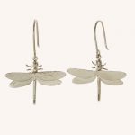 Dragonfly Earrings Silver