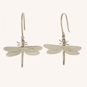 Dragonfly Earrings Silver