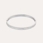 Sparkling Crystals Silver Bangle Crystal