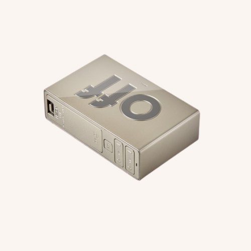 Flip + Reversible Alarm Clock Light Gold - Image 2