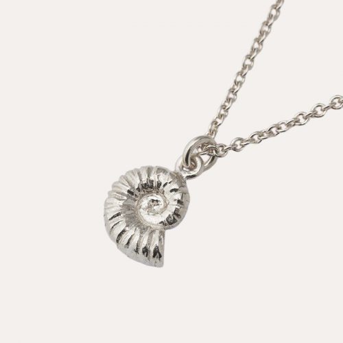 Ammonite Necklace Silver - Image 2