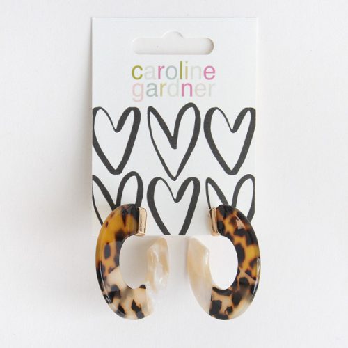 Multi Tortoiseshell Hoops - Image 2