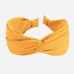 Yellow Wide Twist Headband